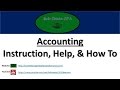 Business. Solution worksheet with example problem part 3