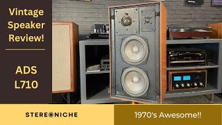 ADS L710 Vintage Speaker Review - HiFi Stereo - Advent