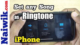 How to set any Song as Ringtone on iPhone [ No Computer ] || Make ringtones using GarageBand in 2021