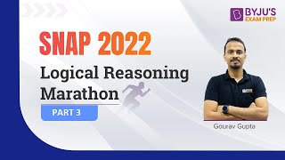 SNAP 2022 Logical Reasoning Marathon | Target SNAP Logical Reasoning Section | Part 3 #snap2022