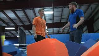 Having fun at Sky Zone in Westlake