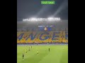 تيفو جماهير النصر اليوم 👍💛💛