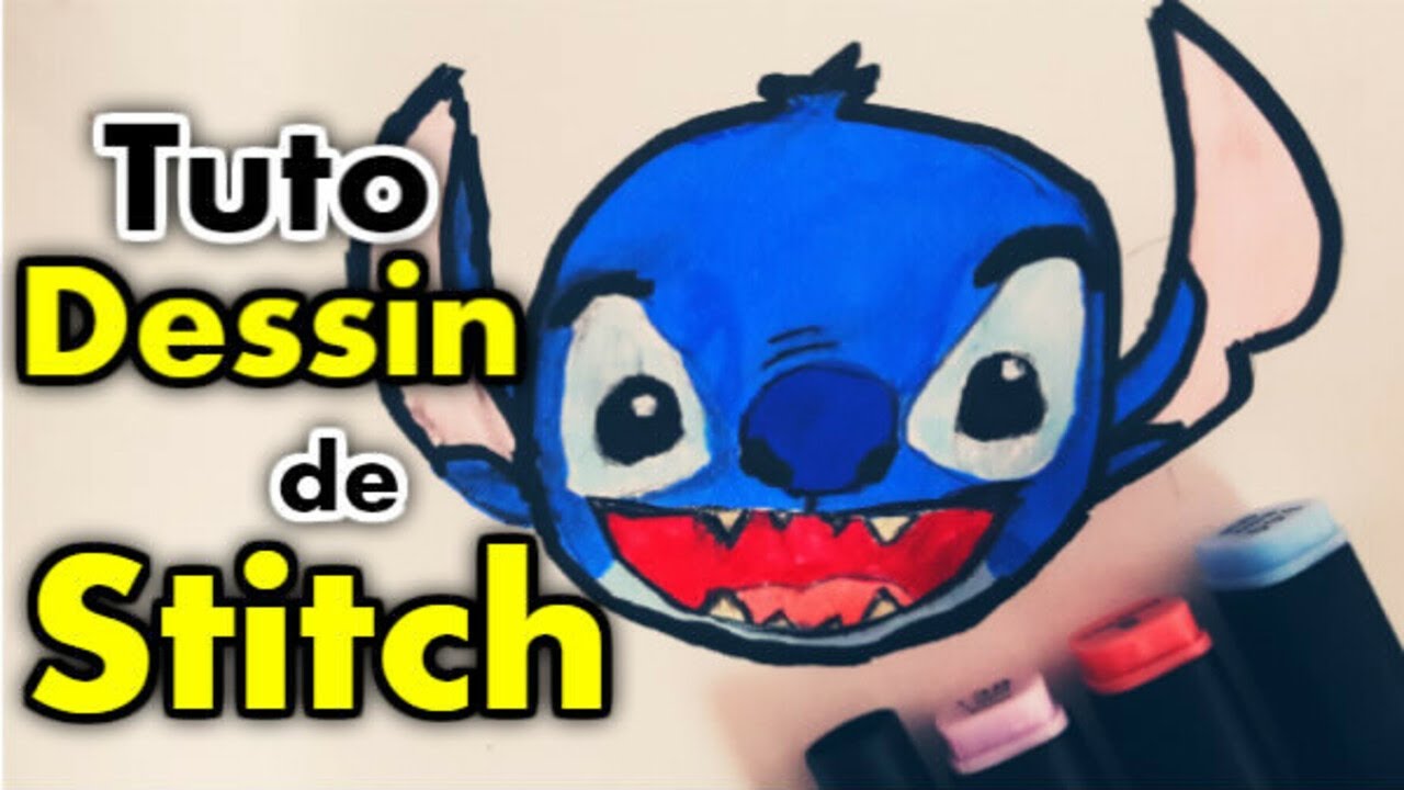 Comment Dessiner Stitch - YouTube