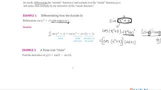 AP微积分 Alevel数学 Calculus Chain Rule 2