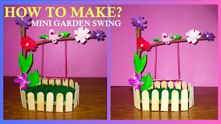 How to Make Swing Jhula | Miniature Swing Made with Sticks | Easy DIY Craft Ideas | Made Paper Swing