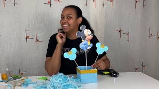 Decoracion De Un Ano Mickey Bebe Principe Rey Fiesta Para Nino Baby Mickey Decoration Decoracion De Un Ano Mickey Bebe Principe Rey Fiesta Para Nino Baby Mickey Decoration
