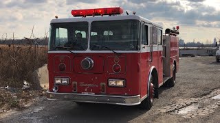 FORMER PFD 1991 SEAGRAVE ENGINE SIREN DEMO.