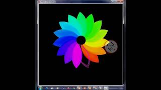 Python Turtle Graphics Multi Color Circle Draw #shorts #python #pythonprogramming