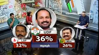 ത്രികോണപോരിന്‍റെ ക്ലൈമാക്സ് കാത്ത് പൂരനഗരി | | Asianet news - AZ research Election opinion survey