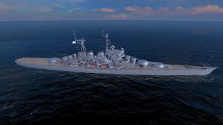 Moskva Tier 10 soviet premium cruiser gamepkay - World of Warships Blitz