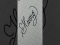 ☆Huong☆ #calligraphy #handwriting #lettering #writing #signature #art #shortvideo