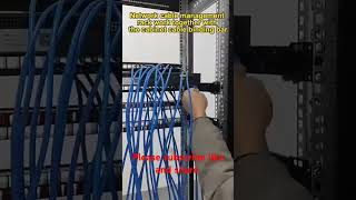 Network cable management #cat6cable #datacenter #noc#cablemanagement #ethernet #cat6 #shorts