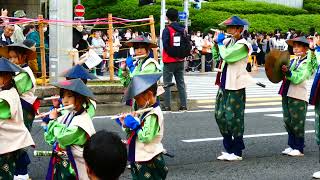 【少年鼓笛隊】名古屋まつり行列 郷土英傑行列 第69回名古屋まつり 名古屋駅方面より名駅前 2023.10.21