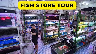 INCREDIBLE FISH STORE TOUR in Singapore!! That Aquarium Changi