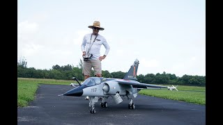 ULTRA RARE Mirage F1 turbine jet post-maiden flight.   [A superb,  beautiful, and realistic model]