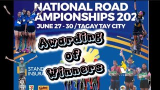 AWARDING OF WINNERS OF NATIONAL ROAD CHAMPIONSHIPS 2023 JUNE 27-30 TAGAYTAY CITY #philcycling #UCI