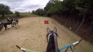 Ligne saut d'obstacle - chutes (GoPro)