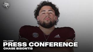 Fall Camp Media Session: Chase Bisontis