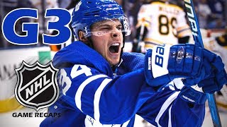 Boston Bruins vs Toronto Maple Leafs. 2018 NHL Playoffs. Round 1. Game 3. 04.16.2018 (HD)