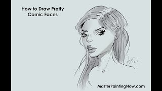 How to Draw a Pretty Comic Face