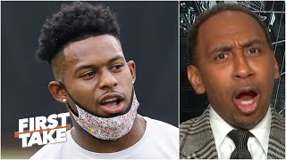 ESPN FIRST TAKE | Stephen A. "backslash" Juju Smith-Schuster calling Browns "nameless gray faces"