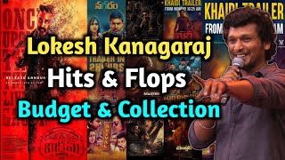 Director Lokesh Kanagaraj All Movies budget and collection | Lokesh Kanagaraj Hits And Flops Telugu