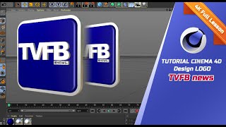 How to Created Logo TVFB News Animation Cinema 4D | KIMSROY Official