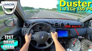 2022 Dacia Duster 1.3 TCe 150 4x4 150 PS TOP SPEED AUTOBAHN DRIVE POV