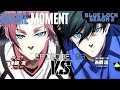 Moment Itoshi Sae vs Itoshi Rin dan kemampuan luar biasa Niko | Blue lock vs u-20 season 2 episode 8