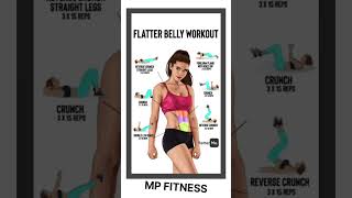 // Flatter Belly Workout🔥💯🥵 // #tipsandtricks #fitness #gym #girlworkout #top #shorts