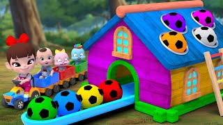 Color Ball's Toy House! Baby Playground Song | Nursery Rhymes & Kids Songs | Kindergarten