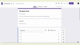 Advanced Google Forms - Quizzes