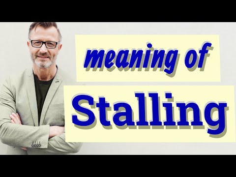 Is stalling a noun?