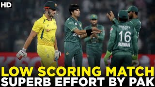 Low Scoring Thrilling Match | Superb Effort By Pakistan Against Australia | T20I | PCB | MM2A