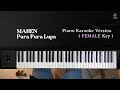 Mahen - Pura Pura Lupa (Official Karaoke Piano | Female Key)