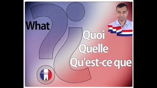 Asking questions with What = Quoi, Quelle , Qu'est-ce que (Learn French with Simon)