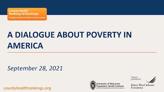 Webinar: A Dialogue about Poverty in America