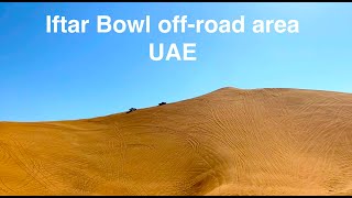 Off-road driving in Iftar Bowl area, UAE