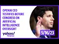 OpenAI CEO Sam Altman testifies before Congress on AI innovation, oversight concerns