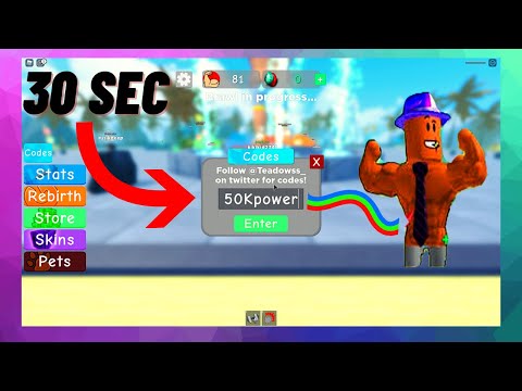 ALL NEW CODES IN WEIGHT LIFTING SIMULATOR 5! – 2020 (Roblox)