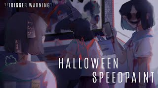 Halloween art special 🎃 //Speedpaint