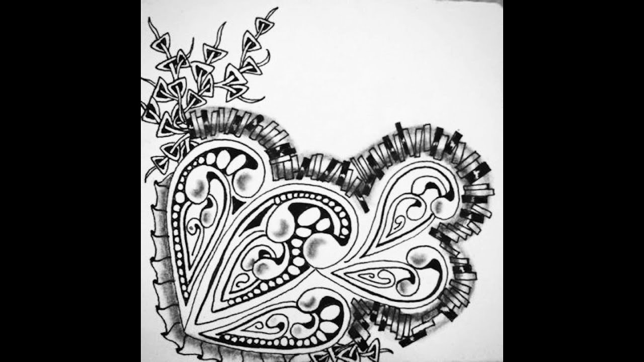 Weekly Zentangle Tangle Video Tangle Bb May 2016 Zentangletv