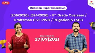 Overseer Grade II - PWD/IRRIGATION/LSGD | KPSC CIVIL QUESTION PAPER DISCUSSION | CIVILIANZ