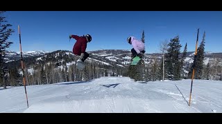 This is the best run at Beaver Mountain!