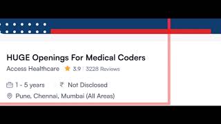 MEDICAL CODING JOBS - FRESHERS ONLY_ WALK IN || #freshersjob#medicalcodingjobs#medicaljobshub