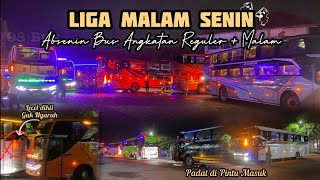 Liga Malam Senin‼️Luar Biasa Padat Merayap Terminal Kudus di Penuhi, ,Sesama PO hampir Crash😱