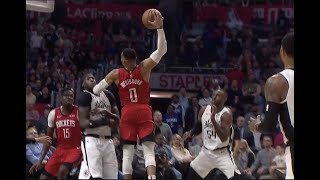 James Harden and Russell Westbrook Highlights in Rockets vs Clipper | December 19, 2019