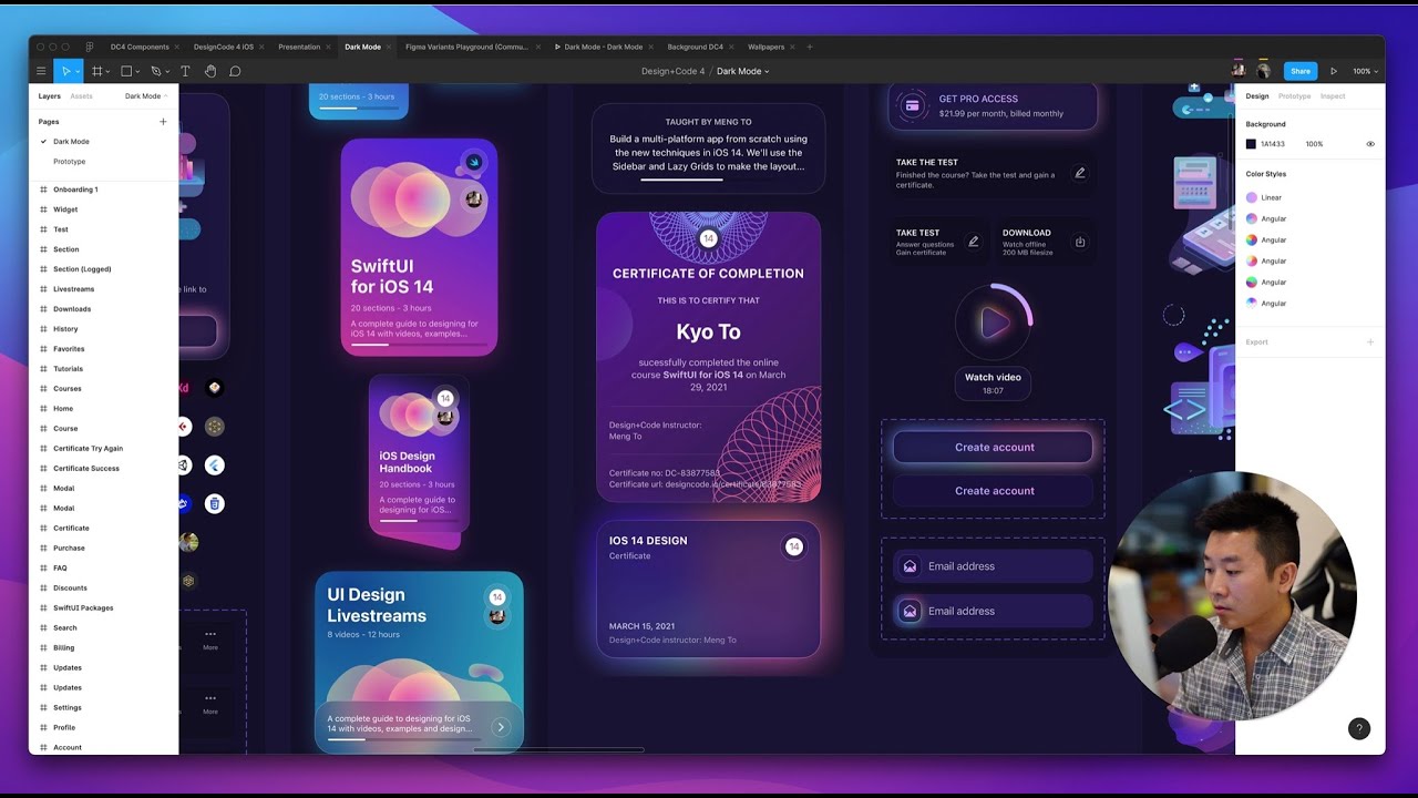 UI Design Livestream: Variants, Prototyping And Interactive Components ...