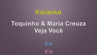 Toquinho \u0026 Maria Creuza - Veja Você - Karaoke