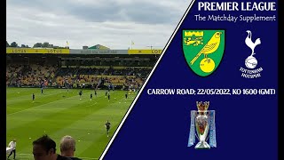 2021-2022 Premier League: Norwich City v Tottenham Hotspur